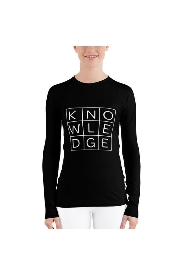 Knowledge Women's Rash Guard - Objet D'Art