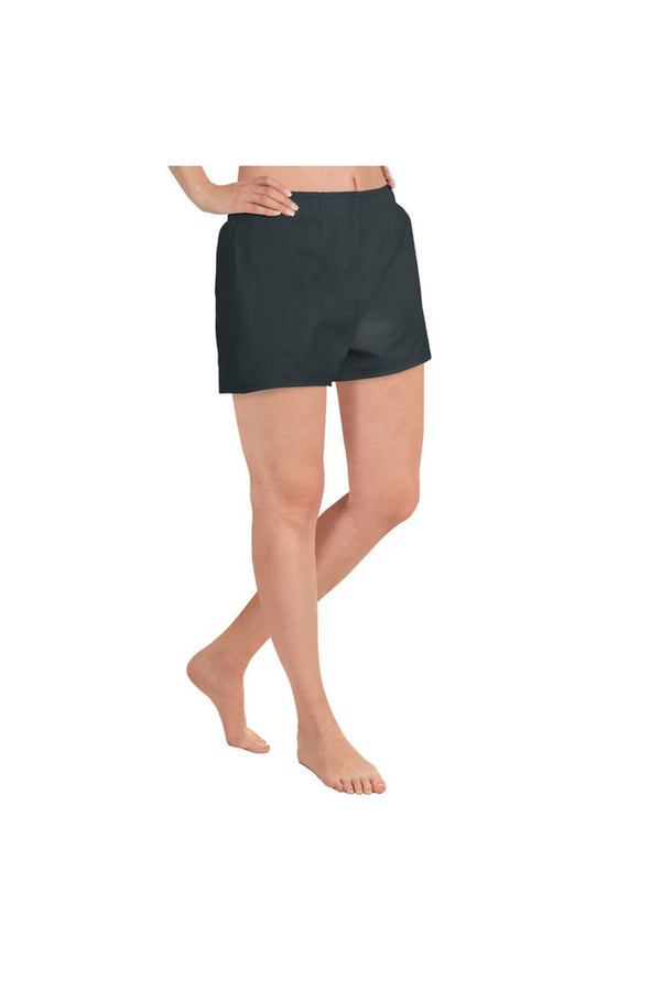 Gray Women's Athletic Short Shorts - Objet D'Art