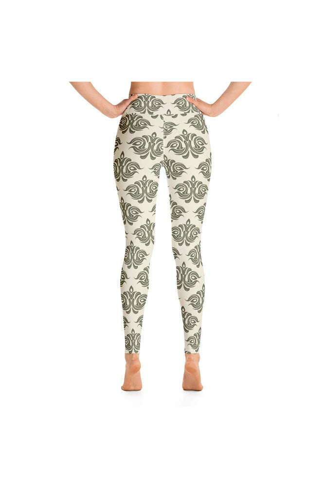 Rhinestone Print Yoga Leggings - Objet D'Art