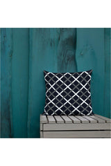 Cross Hatch Premium Pillow - Objet D'Art Online Retail Store