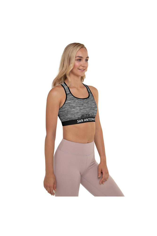 San Antonio Skyline Padded Sports Bra - Objet D'Art