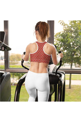 Hearts Padded Sports Bra - Objet D'Art