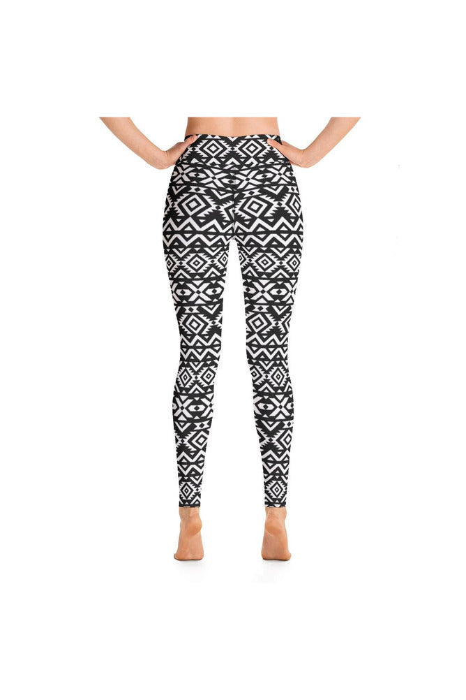 Tribal Tranquility Yoga Leggings - Objet D'Art