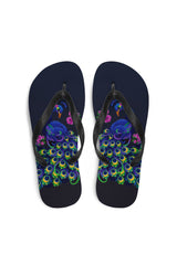 Peacock Flip-Flops - Objet D'Art