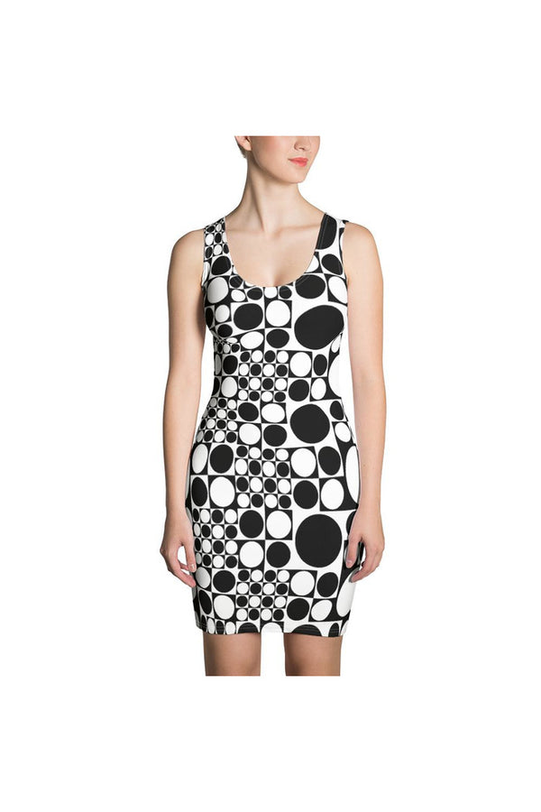 Geometric Sway Sublimation Dress - Objet D'Art