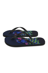 Peacock Flip-Flops - Objet D'Art