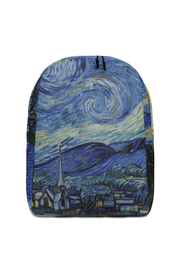 Van Gogh's Starry Nights Minimalist Backpack - Objet D'Art