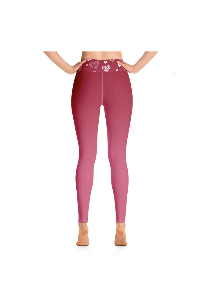 Heart Ombre Yoga Leggings - Objet D'Art