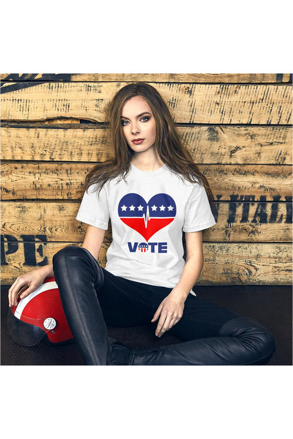 Vote Compassionately Short-Sleeve Unisex T-Shirt - Objet D'Art