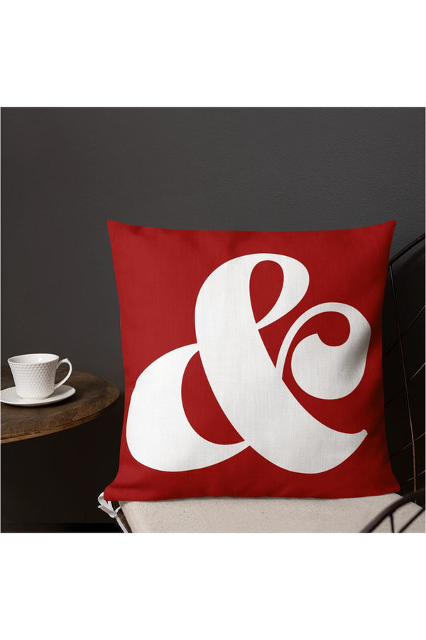 Ampersand Premium Pillow - Objet D'Art Online Retail Store