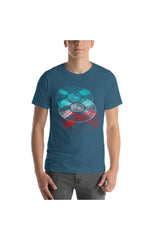 Vinyl LP Anaglyph Short-Sleeve Unisex T-Shirt - Objet D'Art