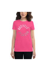 Recycle Women's short sleeve t-shirt - Objet D'Art