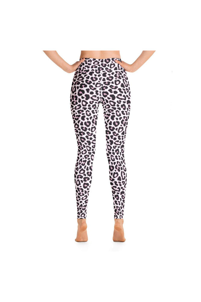 Pink Leopard Print Yoga Leggings - Objet D'Art