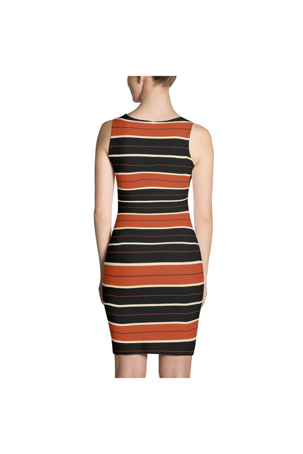 Passionate Stripes Sublimation Cut & Sew Dress - Objet D'Art