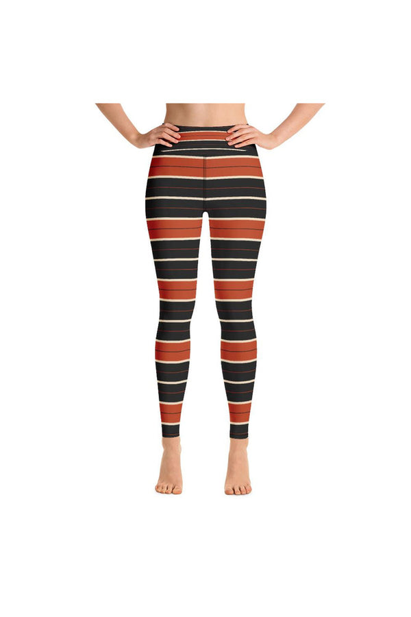 Autumn Rust Yoga Leggings - Objet D'Art