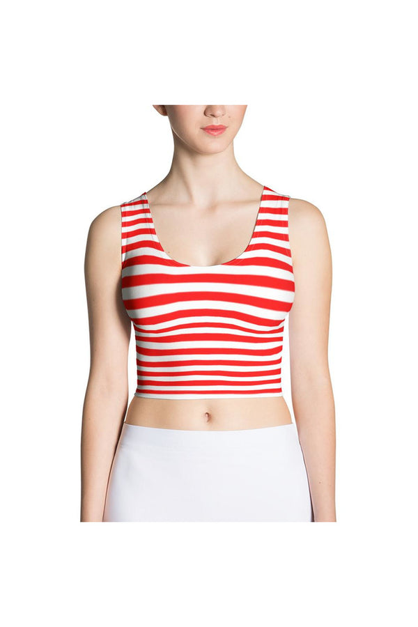 Patriotic Stripes Crop Top - Objet D'Art