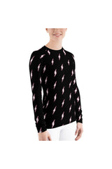 Lightning Bolt Women's Rash Guard - Objet D'Art