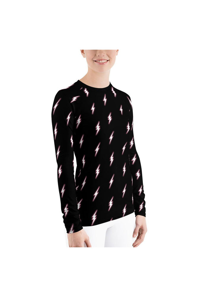 Lightning Bolt Women's Rash Guard - Objet D'Art
