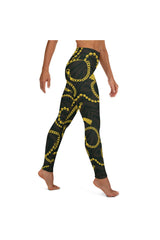 Gold Chain Yoga Leggings - Objet D'Art