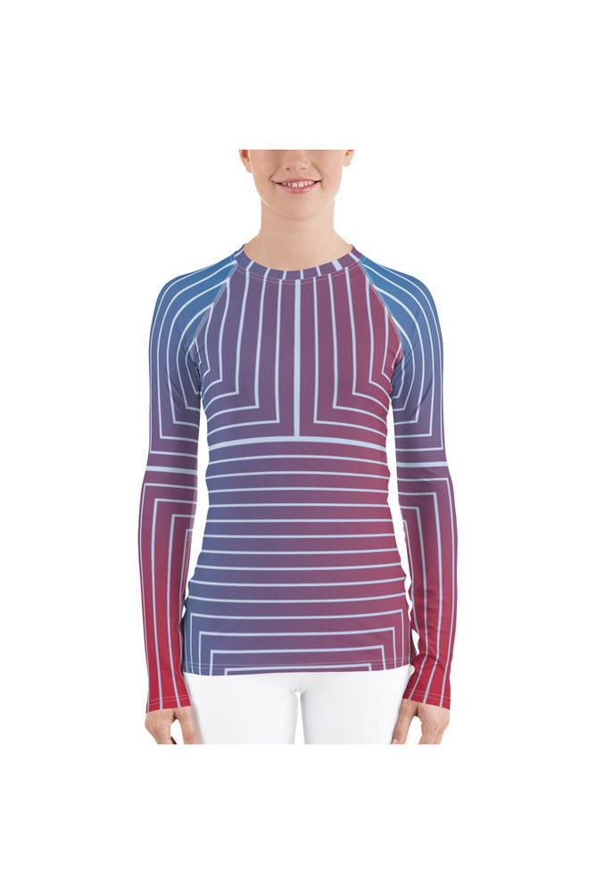 Square Biz Women's Rash Guard - Objet D'Art