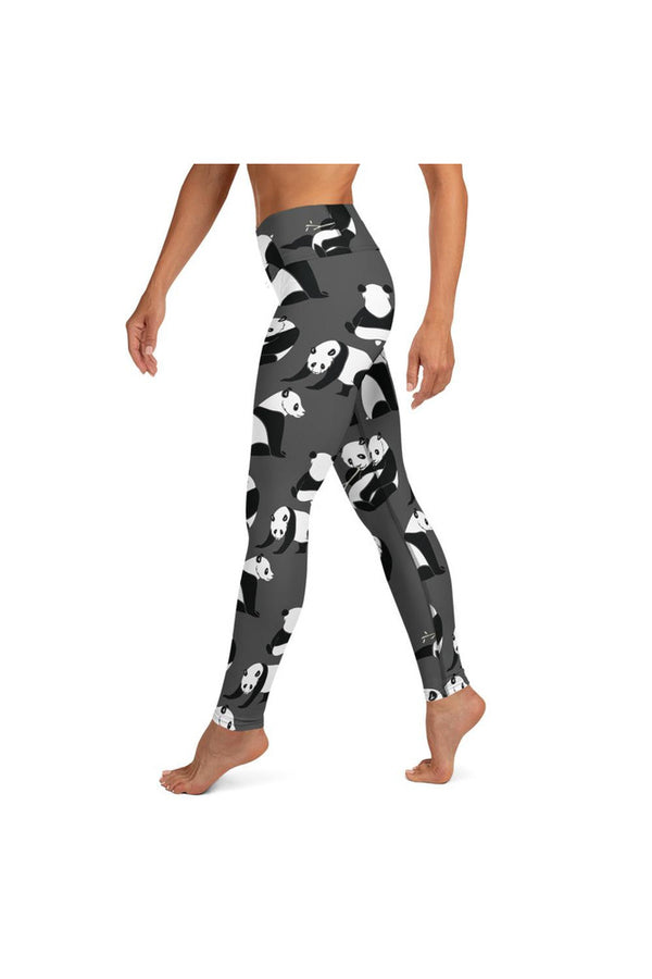 Panda Passion Yoga Leggings - Objet D'Art