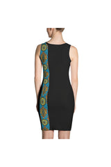 African Kente Accent Sublimation Dress - Objet D'Art