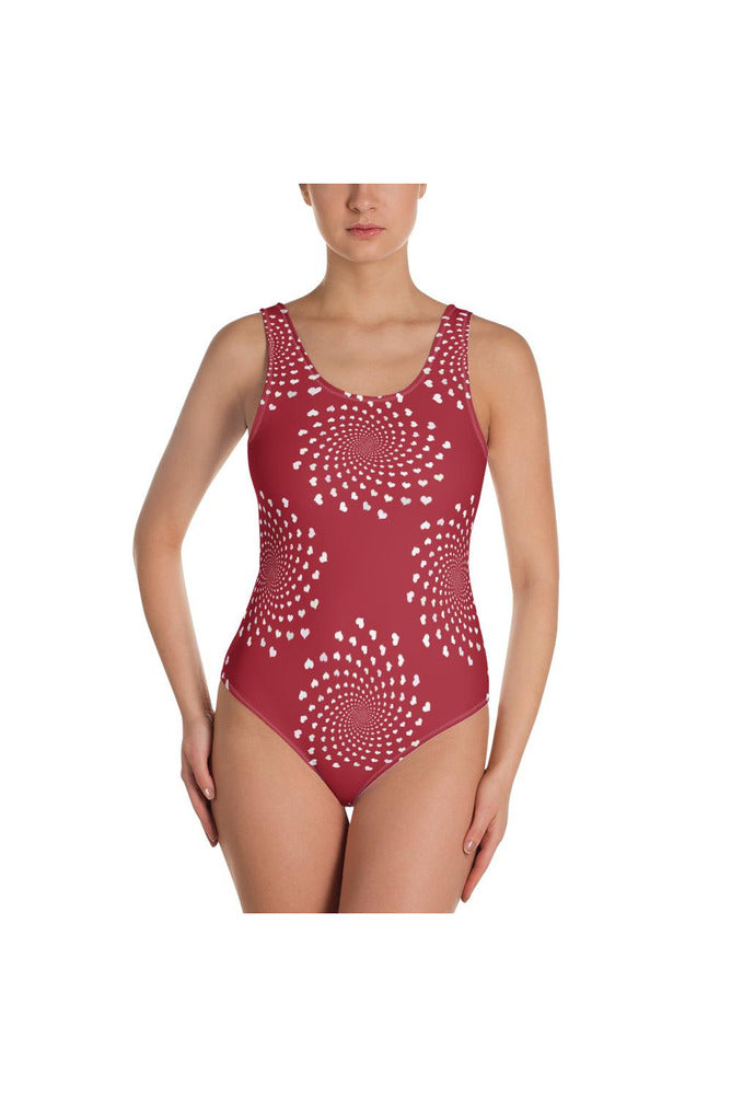 Beautiful Whirl One-Piece Swimsuit - Objet D'Art Online Retail Store