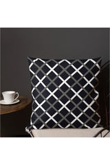 Cross Hatch Premium Pillow - Objet D'Art Online Retail Store