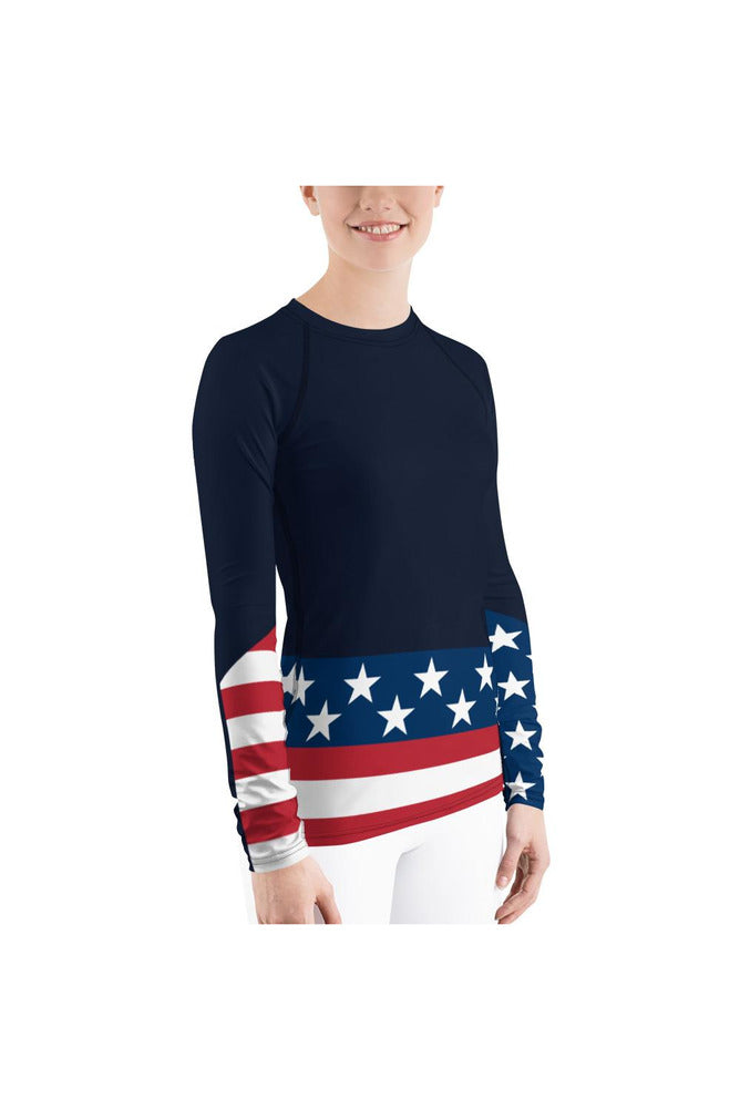 Patriot Women's Rash Guard - Objet D'Art