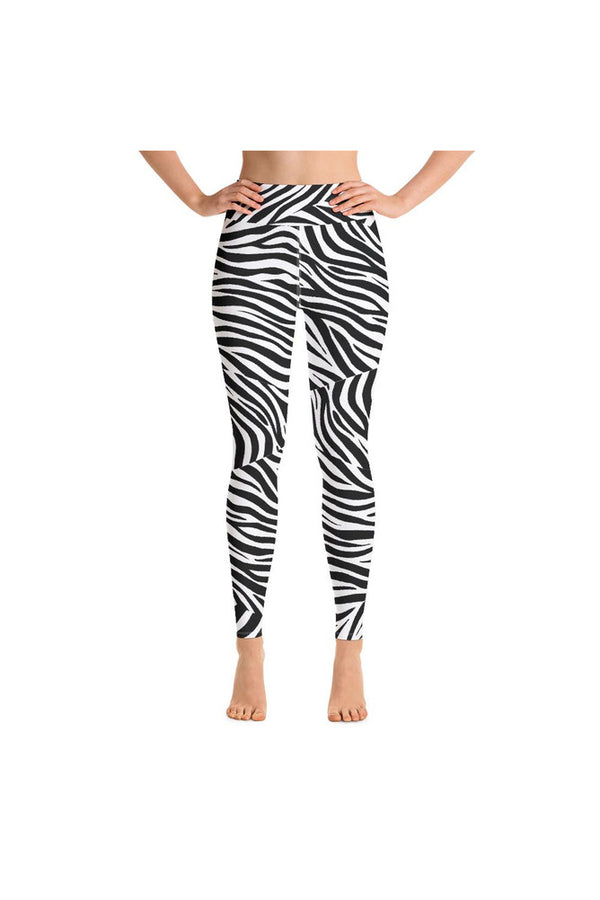 Zebra Print Yoga Leggings - Objet D'Art