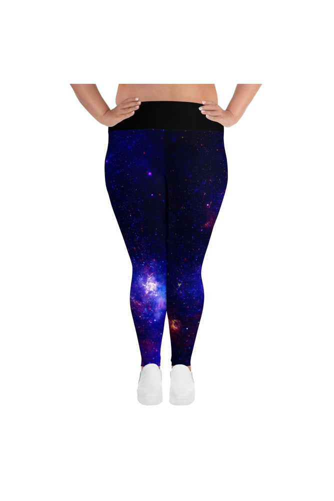 Night Sky Plus Size Leggings - Objet D'Art