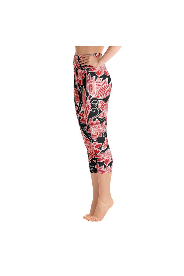 Aposematic Air Yoga Capri Leggings - Objet D'Art