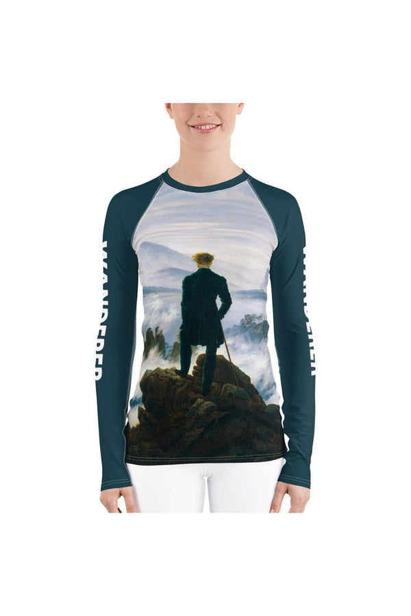 The Wanderer Women's Rash Guard - Objet D'Art