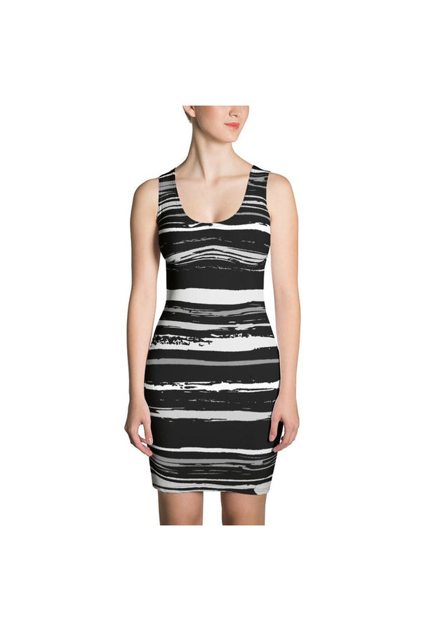 Tie Dye Streak Sublimation Dress - Objet D'Art