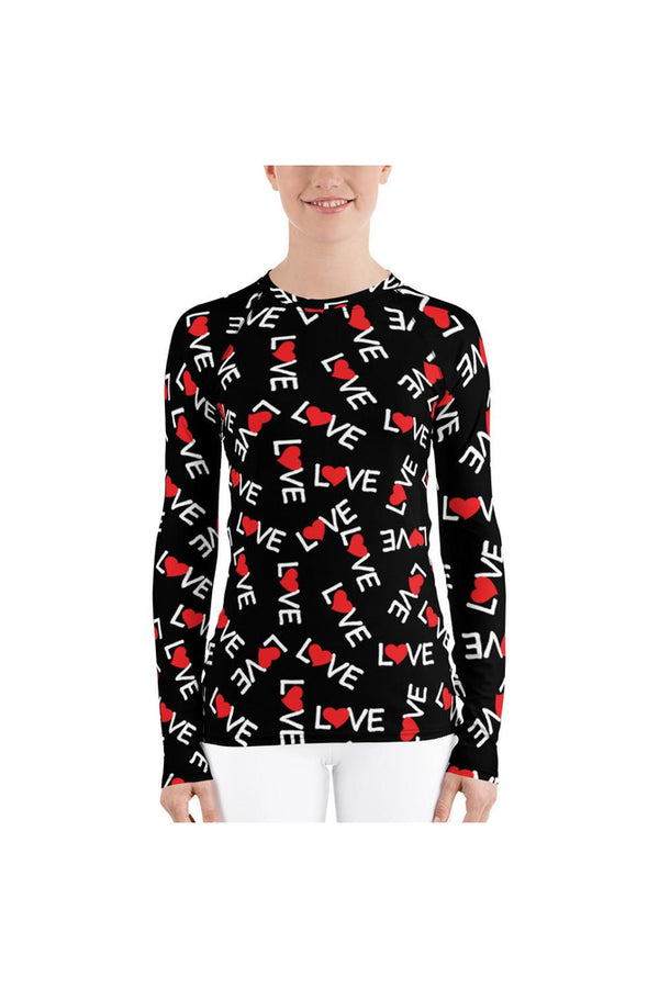 Loving You Women's Rash Guard - Objet D'Art