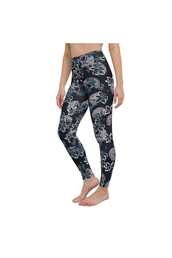 Skull Garden Yoga Leggings - Objet D'Art