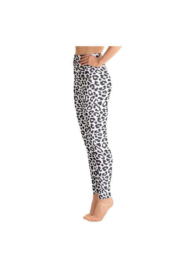 Snow Leopard Yoga Leggings - Objet D'Art