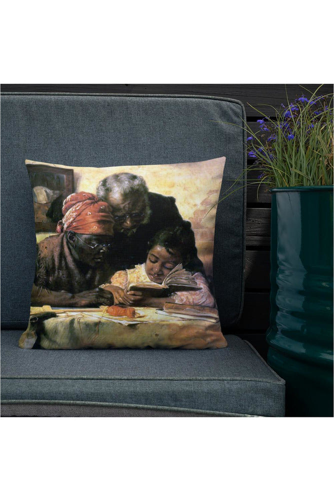 The Scholar - Harry Roseland Premium Pillow - Objet D'Art