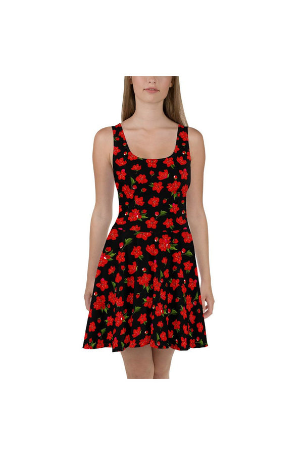 Cherry Blossoms Skater Dress - Objet D'Art