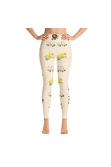 Floral Yoga Leggings - Objet D'Art