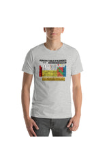 Camiseta de manga corta unisex Tabla periódica de elementos - Objet D'Art