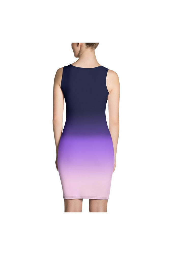 Lavender Ombre Sublimation Dress - Objet D'Art