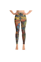 Red Vineyard - Van Gogh - Yoga Leggings - Objet D'Art