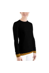 Kente Accented Women's Rash Guard - Objet D'Art