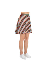 Pastel Striped Skater Skirt - Objet D'Art