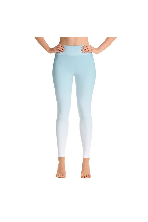 Misty Blue Yoga Leggings - Objet D'Art