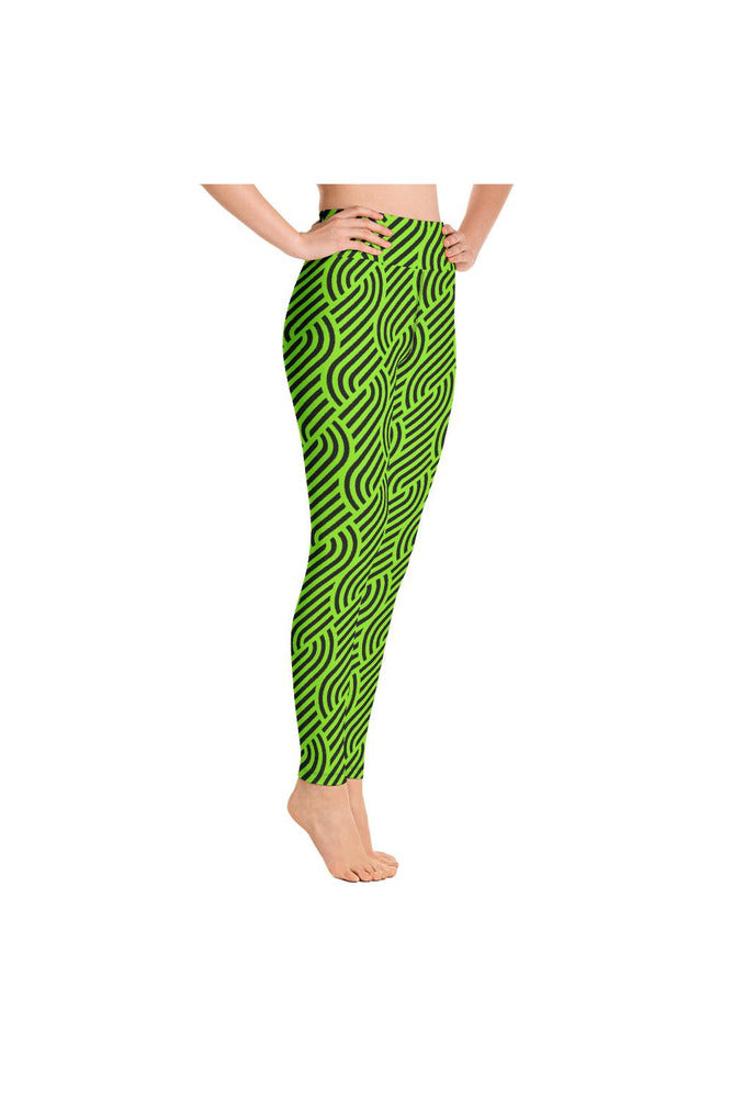 Bright Green Yoga Leggings - Objet D'Art