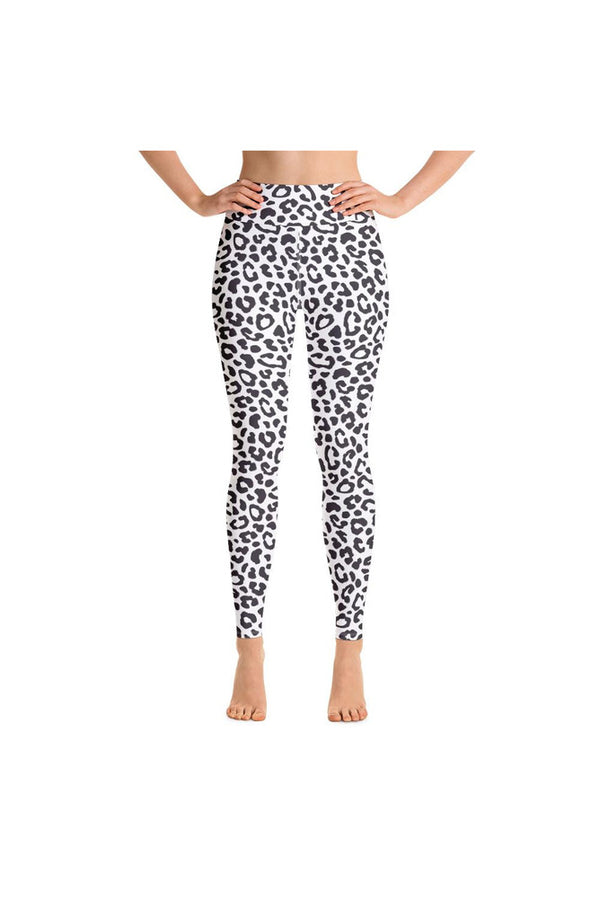 Snow Leopard Yoga Leggings - Objet D'Art