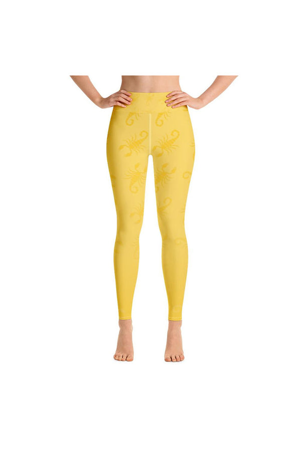 Golden Scorpion Yoga Leggings - Objet D'Art