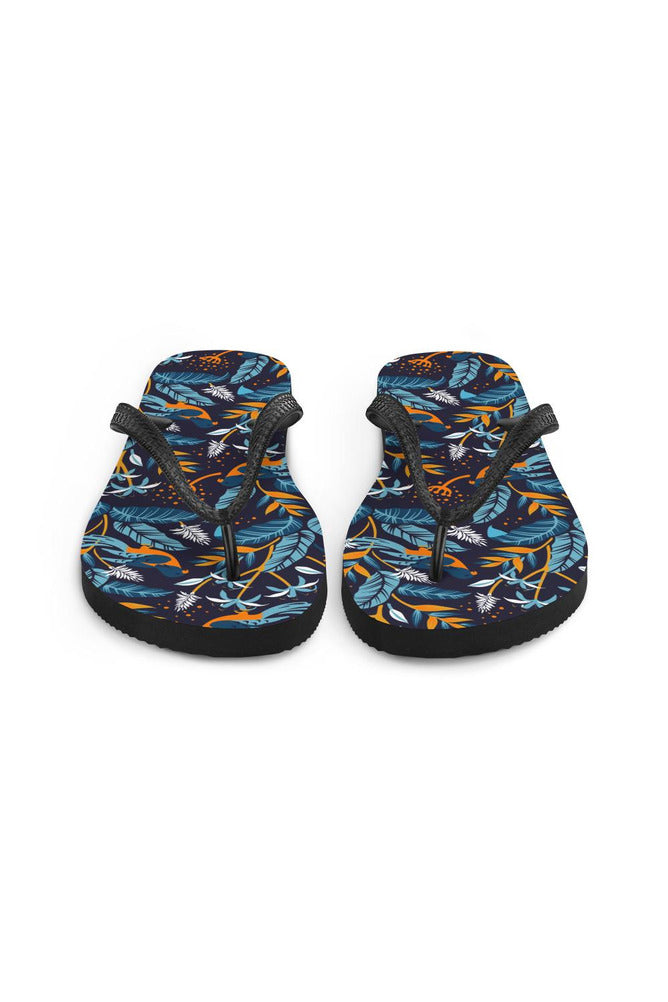 Turmeric-Chested Tropical Bird Flip-Flops - Objet D'Art